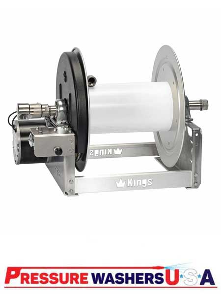 KR3A12E Kings 12-in Aluminum Electric Hose Reel