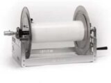 KR3A22 Kings 22" Aluminum Manual Hose Reel 1" Manifold