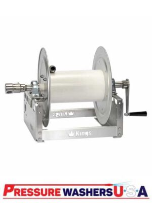 KR3A12 Kings 12" Aluminum Manual Hose Reel with 1" Manifold