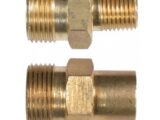 Brass M22 connector
